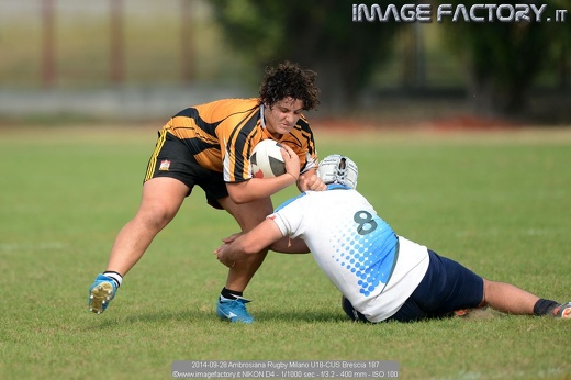2014-09-28 Ambrosiana Rugby Milano U18-CUS Brescia 187